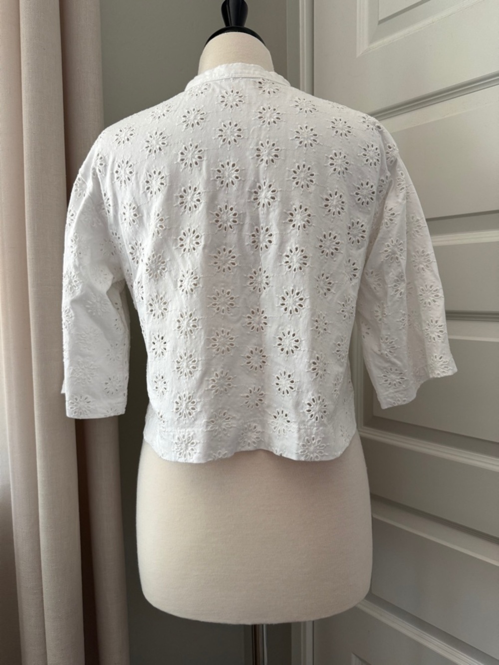 Madewell Embroidered Wide-Sleeve Boxy Tee : XXS - Picture 5 of 7